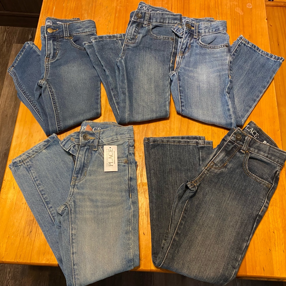 Boys 5 slim and 6 slim jeans. NEW. Children’s Place